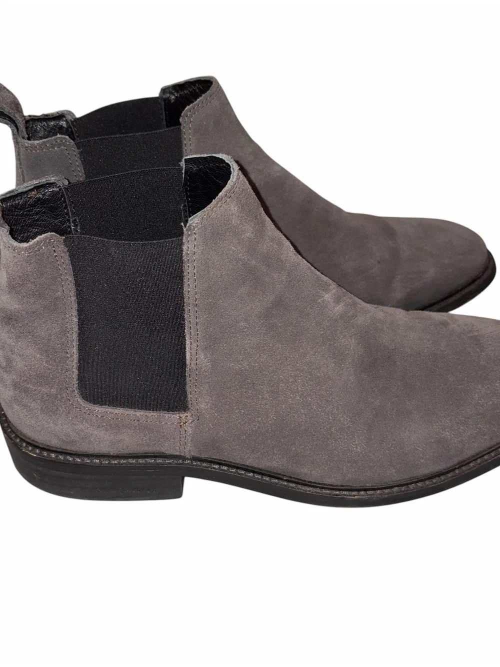 All Saints Gray Suede Harley Chelsea Boots Men’s size 42